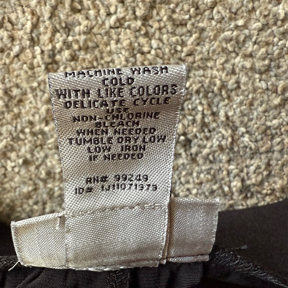 Catherines High Low Skirts size 1X Asymmetrical Black Flowy Maxi elastic waist - Picture 6 of 7